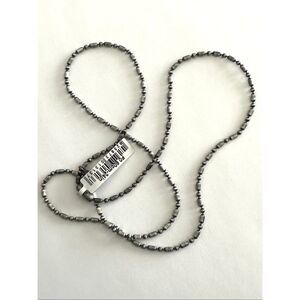 BICO Australia NWT Brushed Steel Ball Chain Necklace 24”